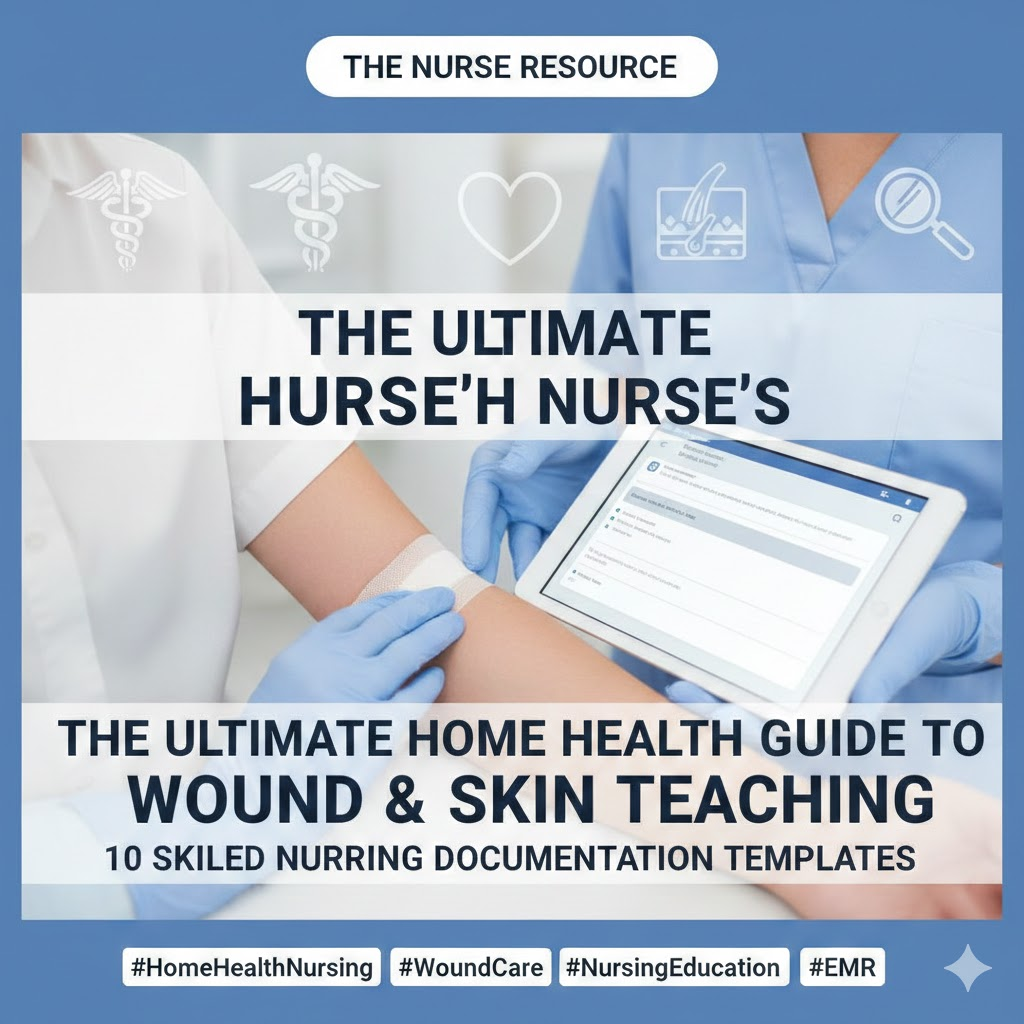 The Ultimate Home Health Nurse’s Guide to Wound & Skin Teaching: 10 Skilled Nursing Documentation Templates