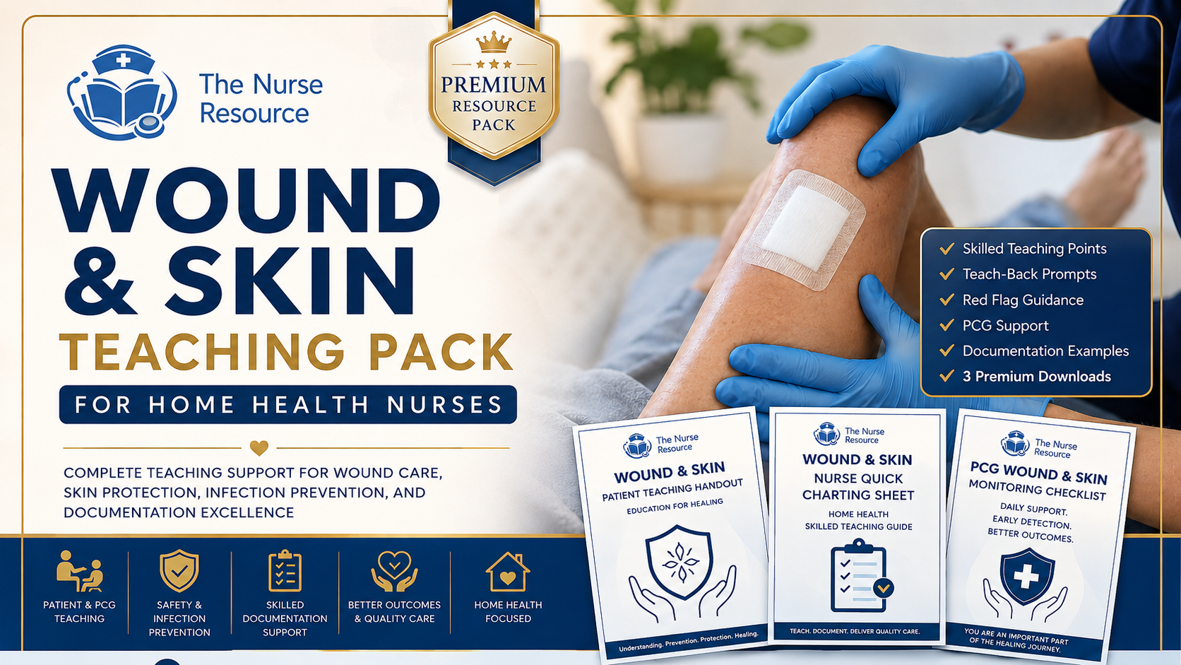 Wound and Skin Teaching Pack for Home Health Nurses