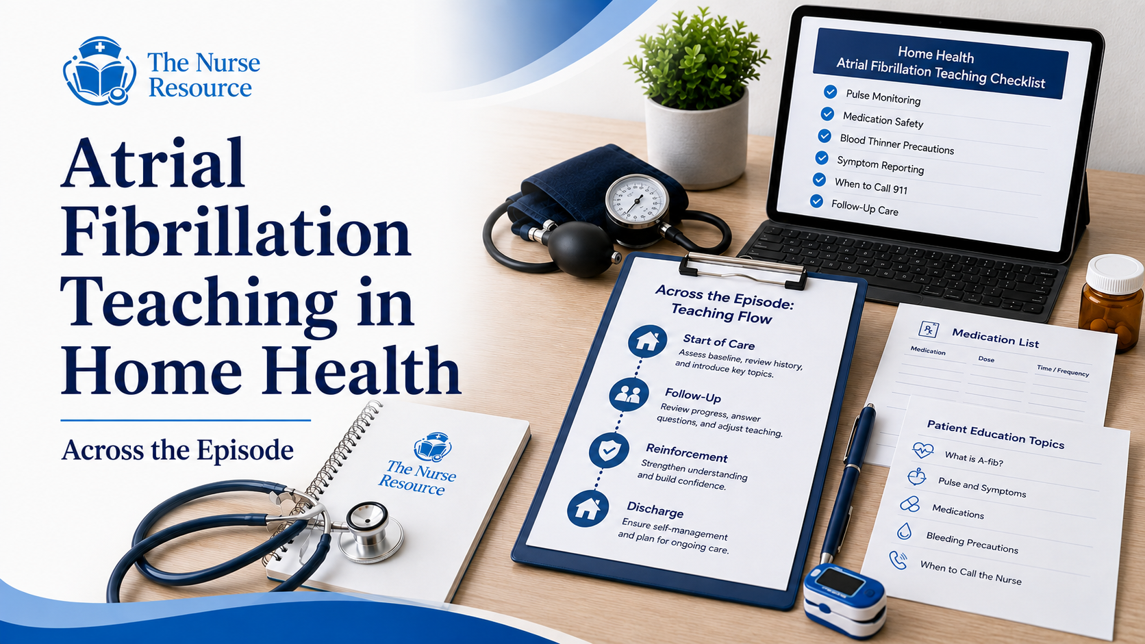 Atrial Fibrillation Teaching in Home Health: What Nurses Should Cover Across the Episode