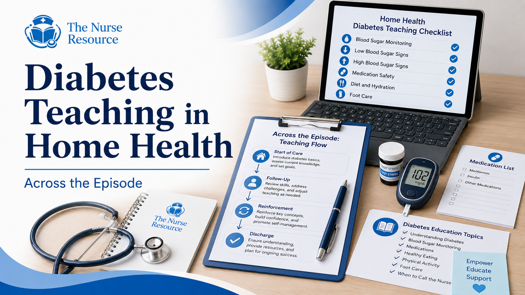 Diabetes Teaching in Home Health: What Nurses Should Cover Across the Episode